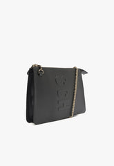 BOLSA TIRACOLO PEQUENA PRETA CORRENTE S 50015 0391 0062 SCHUTZ